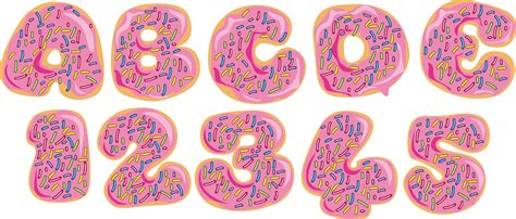 Donut Letters Printable