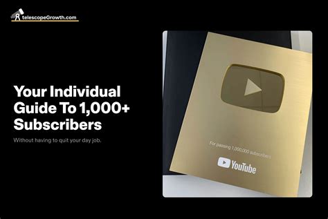11 Step Guide For 1000 Subscribers And Youtube Success