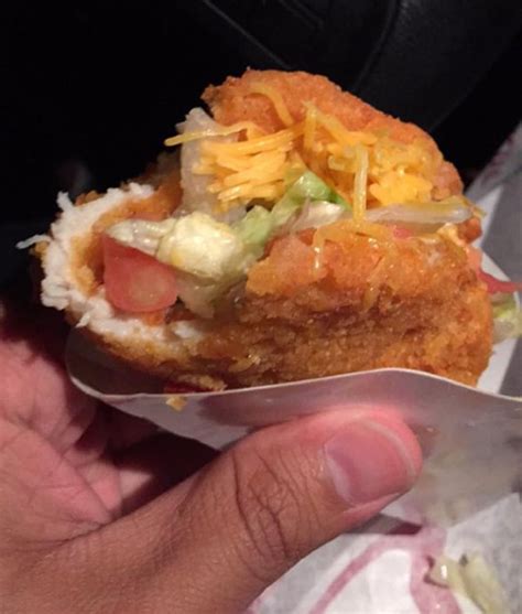 Way Outside The Bun Taco Bell Rolls Out Crispy Chicken Taco Shell My Xxx Hot Girl