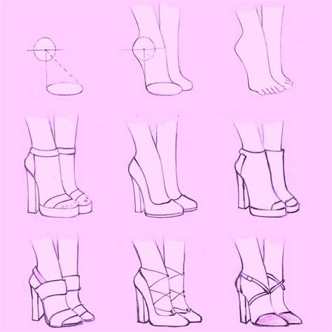 How To Draw Heels Step By Step Fashion Drawing Tutorial Fashion
