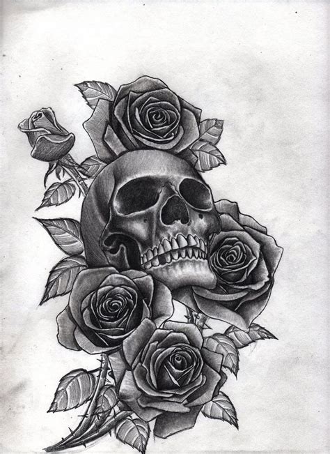 Best 25 Skull Rose Tattoos Ideas On Pinterest Mandala Tattoo Design
