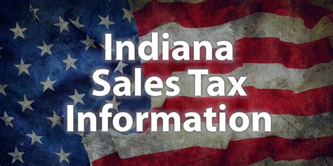 Indiana Sales Tax Information Sales Tax Rates And Deadlines Sales