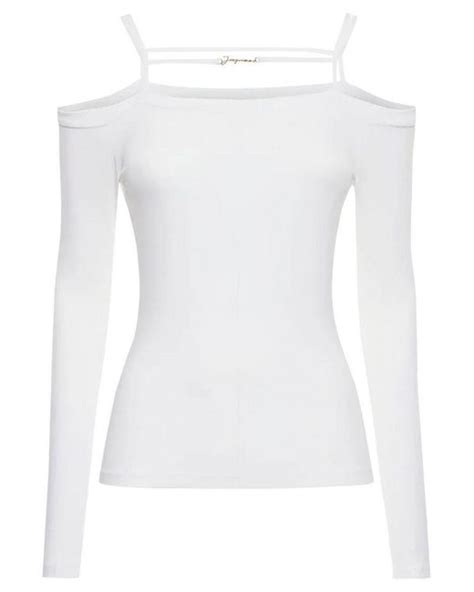 Jacquemus Le Tshirt Sierra Long Sleeve Top In White Lyst
