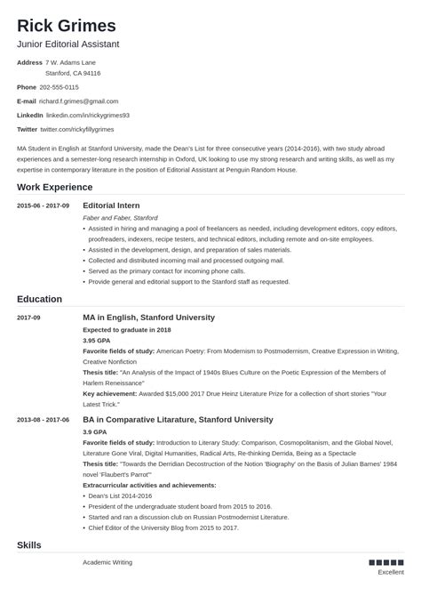 Entry Level Resume Examples For 2024 Templates And Tips