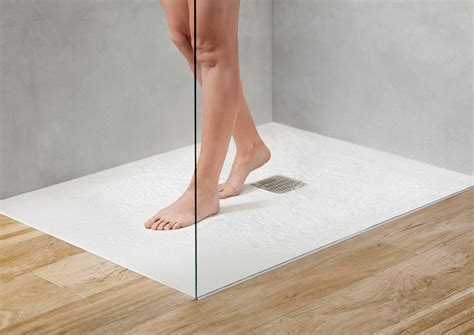 Terran A Stone Effect Shower Tray With Anti Slip Texture Roca Life