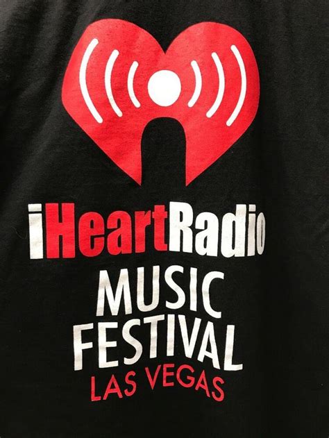 I Heart Radio Music Festival Las Vegas Black Mens Medium T Shirt Usa