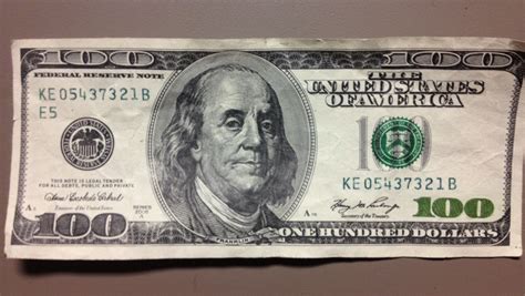 You can only see it when a light source is behind the bill. Four people arrested after counterfeit $100 US bills used ...