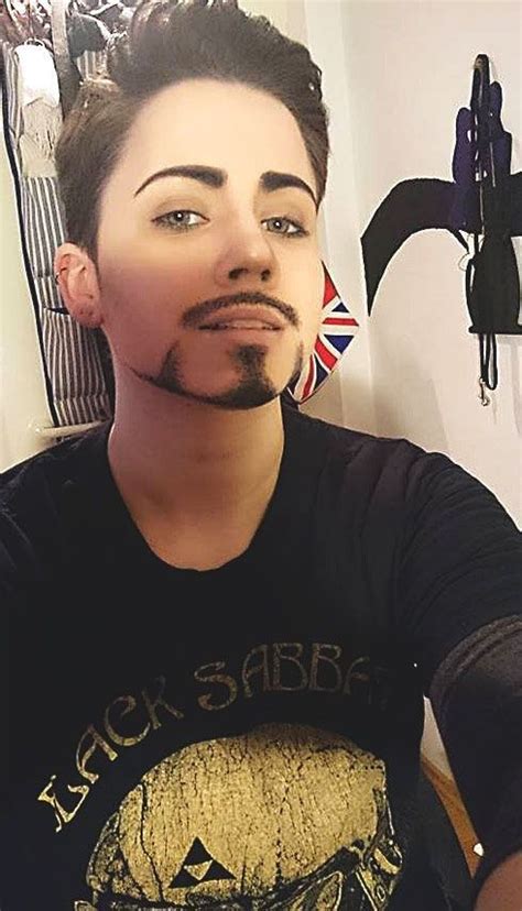 Fake Beard Makeup Male Makeup Tony Stark Drag King Makeup Cosplay