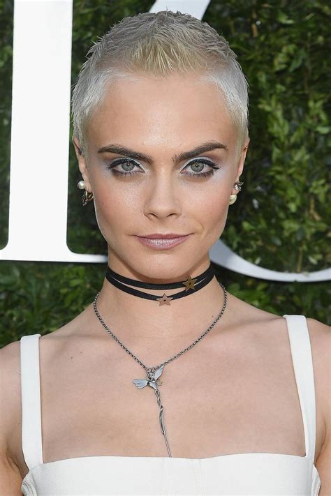 Cara Delevingne Shaved Head New Haircut For Movie Glamour Uk