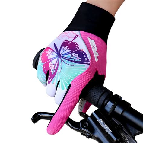 Batfox Bicycle Full Finger Gloves Women Winter Sport Mittens Breathable