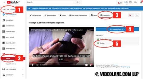 How To Add Subtitles To Youtube Videos Online Videolane