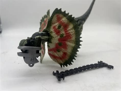 Jurassic Park Jp02 Series 2 Dilophosaurus Spitter W Capture Gear
