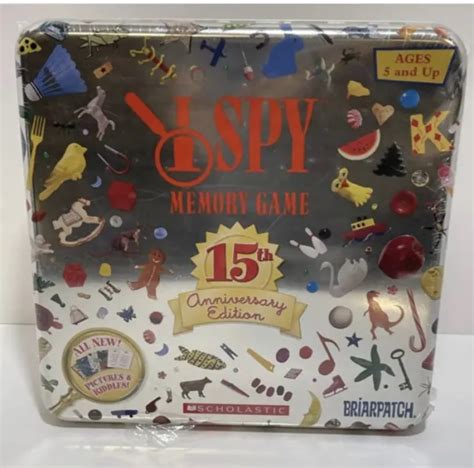 Rare Briarpatch I Spy Memory Game 15th Anniversary Edition Collector Tin 30 00 Picclick