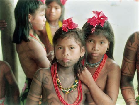 Embera Girls Of An Embera Wounaan Ethnic Group In The D Flickr