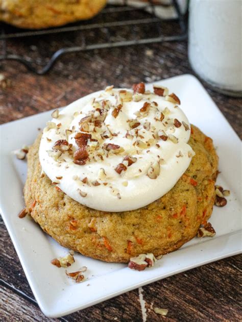 Crumbl Carrot Cake Cookies Copycat Recipe Baked Broiled And Basted