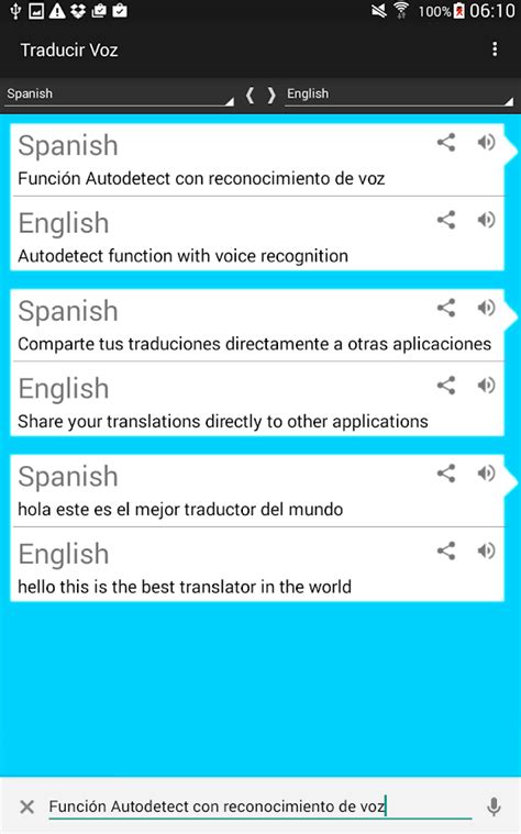 Translate spanish sentences or paragraphs completely. English - Spanish. Translator - Android Apps on Google Play