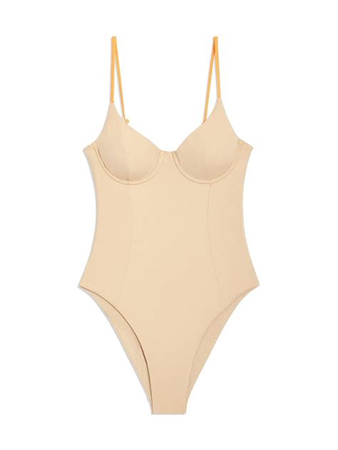 Onia Onia Isabella One Piece In Nude Editorialist