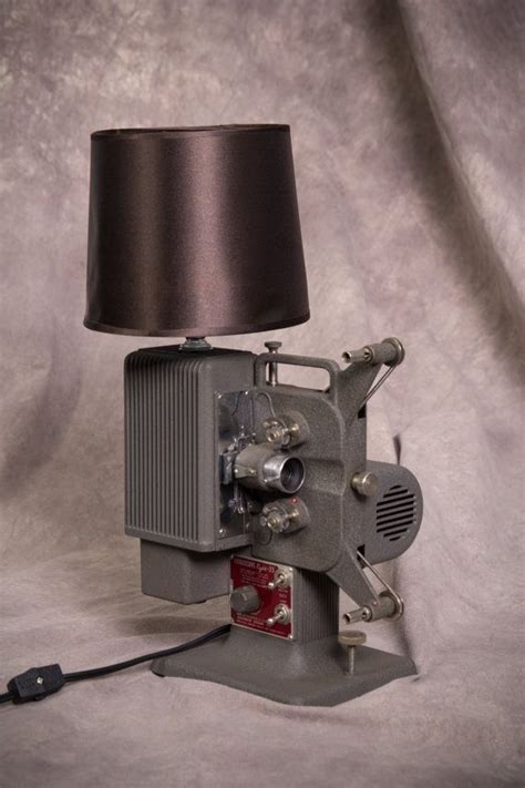 Retro Steampunk Vintage Lamp Made From 1940 S Kodak Kodascope Movie Projector Vintage Lamps
