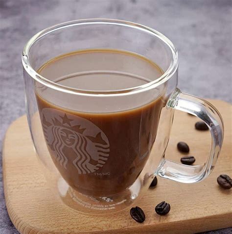 Starbucks Design Double Wall Coffee Cup With Large Handle Tea Cup Mug