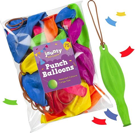 75 Large 12” Premium Quality Punch Balloons Ideal For Party Bag Fillers