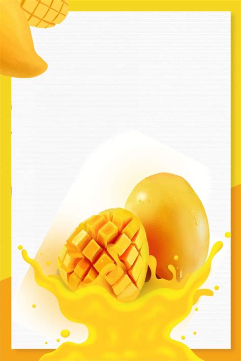 gambar poster buah mangga jus mangga mangga poster mango poster bergaya latar belakang untuk