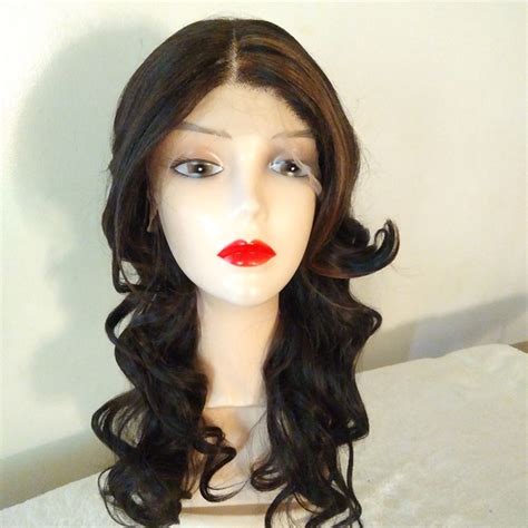 hair human hair blend lace front wig poshmark