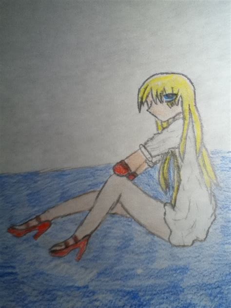 Anime Girl Drawing By Litlcrphawk24 Dragoart