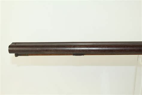 Belgian Double Barrel Percussion Shotgun Antique Firearm Ancestry Guns