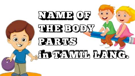 The upper region of the body includes everything above the neck. Body parts name | உடல் உறுப்புகள் பெயர்கள் |KIDS LEARNING ...