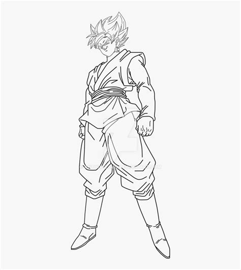 Goku Black Super Saiyan Rose Drawing Goku Black Coloring Pages Hd