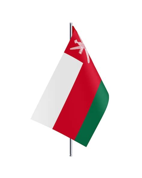 Premium Photo Oman Official Flag 3d Illustration