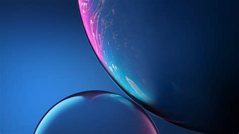 Blue Bubbles Iphone Xr Stock Wallpapers Hd Wallpapers