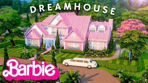 Barbie Dream House 💋 The Sims 4 Speed Build Youtube