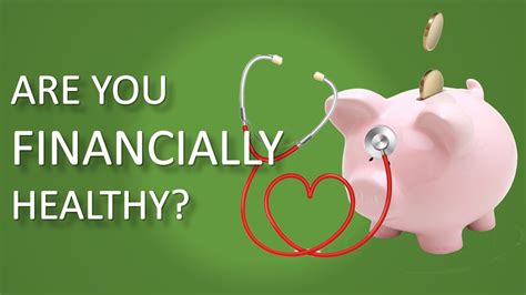 Financial Health Are You Financially Healthy Youtube