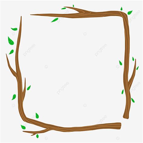 Branches Illustration Clipart Hd Png Creative Branches Border