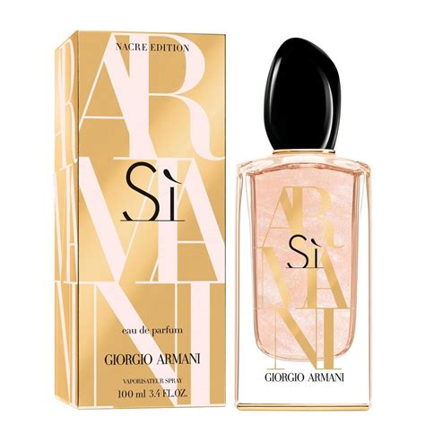 Si Edition Limitée Eau De Parfum Giorgio Armani Perfume A Fragrance