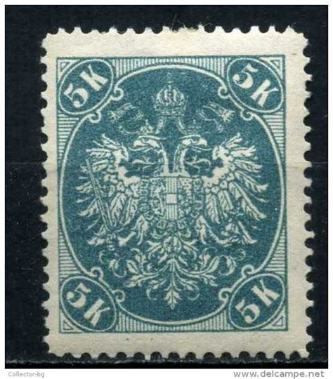 Rare 5k Austria Bosnia 1898 Empire Eagle Unusedmint Superb Stamp