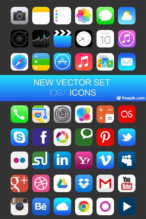 Free Ios 7 Vector Icons Vector Icon Design Free Icon