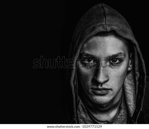 Scary Evil Man Hood Darkness Stock Photo 1029771529 Shutterstock