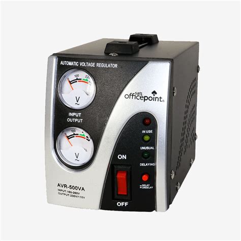 Avr 1000va Officepoint Stabilizer With 220v And 110v Outlet