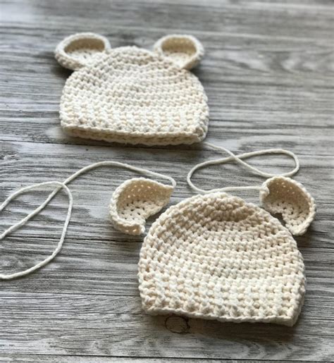 Prem Baby Crochet Hat Pattern Simple Newborn