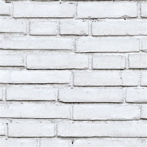 White Bricks Texture Seamless 00516