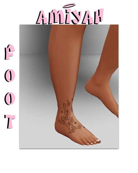 Sims 4 Foot Tattoos