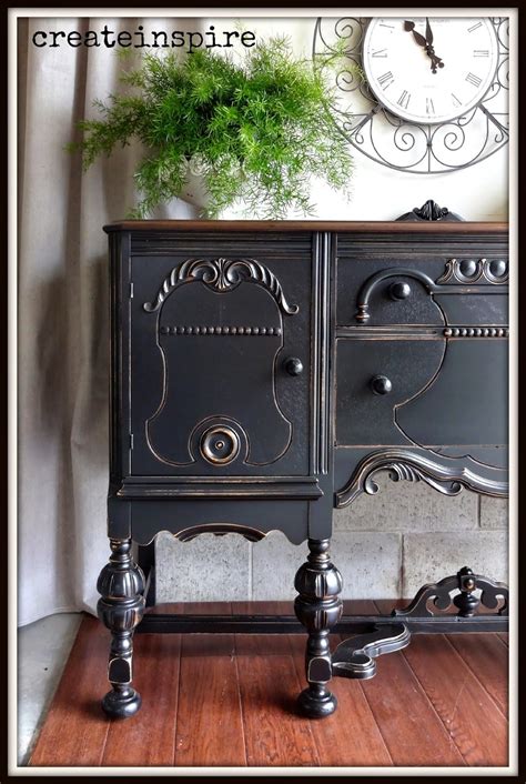 Antique Buffet Refinished By Create Inspire Paintedfurniture