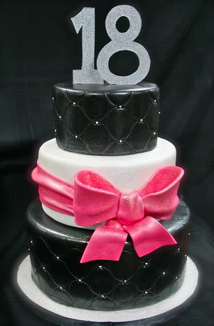 Best 24 good 18th birthday gifts. Girly 18th Birthday cake | Flickr - Photo Sharing!