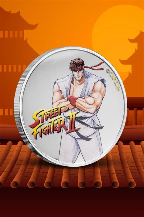 2021 Fiji 1 Oz Silver Street Fighter Ii 30th Anniversary Ryu In 2022