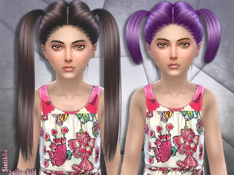 Sally Hair Set Child By Sintiklia At Tsr Sims 4 Updates