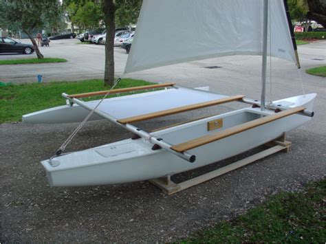 Proa Why Not Launch And First Sail Boat Design Net