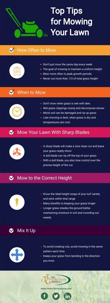 Our Top Tips For Mowing Your Lawn The Turfgrass Group Inc