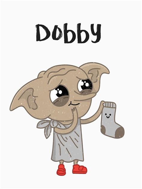 Dobby Drawing Print T Shirt By Mickey510 Aff Aff Drawing